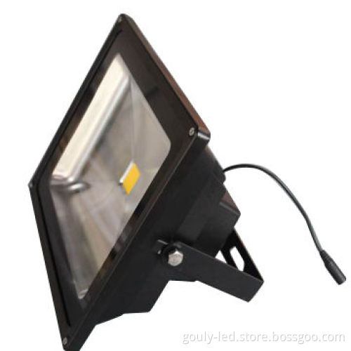 50W LED Floodlight with Black Housing, Available in Warm White, Pure White and RGB